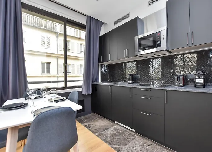 Chic - 1br 4p - Near Opera Garnier 아파트 *